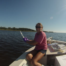 Margaret Vogel, Arts &amp; Sciences (Doctoral Student, Biological Science), Microbial Sampling. Seagrass survey's