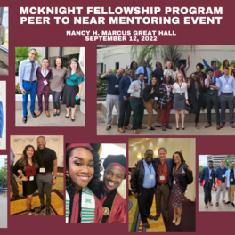 2022 McKnight Inaugural Peer to Near Mentoring Event
