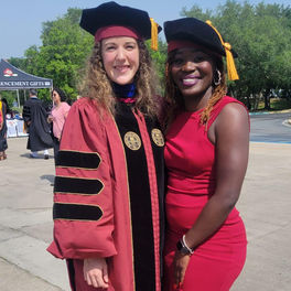 Dr. Honorine Rouiller and Dr. Sheila Labissiere (Hooding Ceremony)