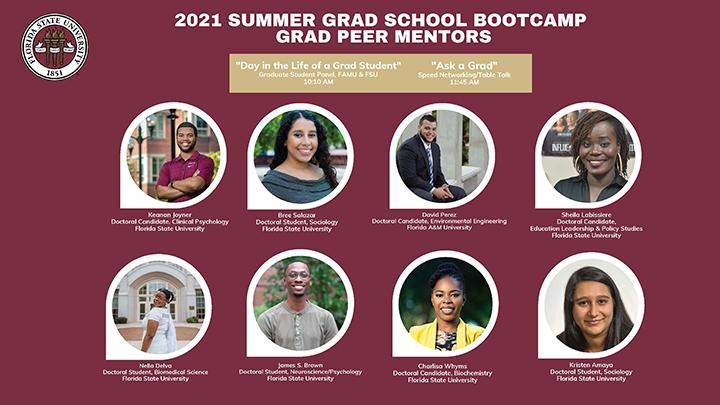 2021 Summer Grad School Bootcamp Peer Mentors